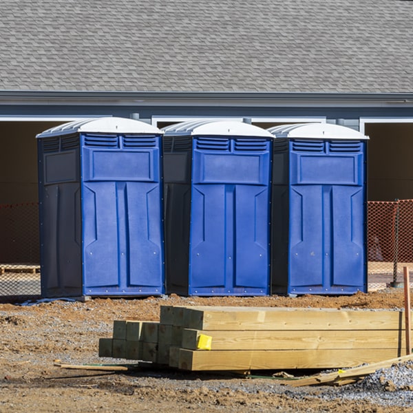 are there any restrictions on where i can place the porta potties during my rental period in New Fairfield Connecticut